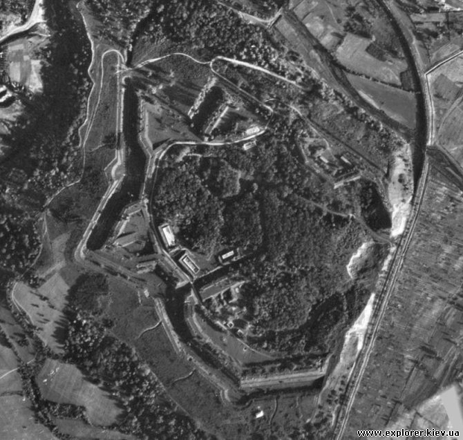 Немецкая аэрофотосъемка Лысой горы 1942 год